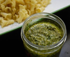 pesto with wild garlic